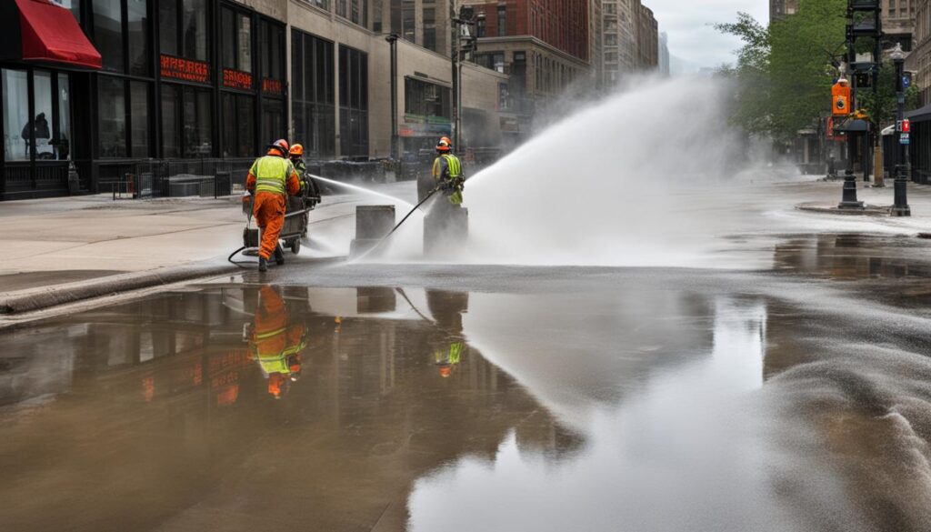 Power washing services in Chicago